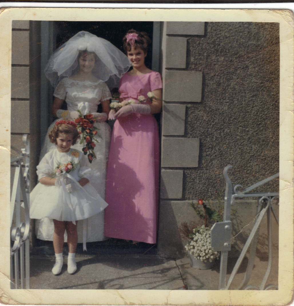 Joyce at a wedding